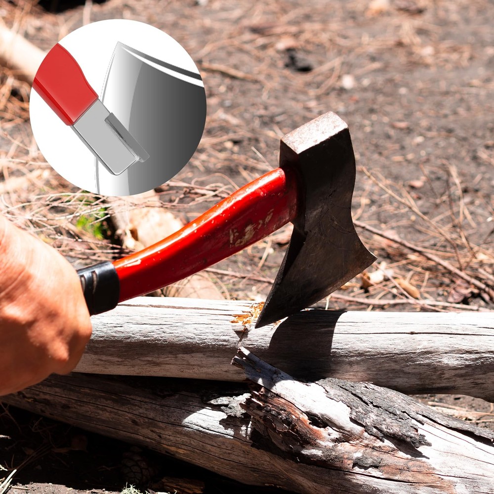 2Pcs Garden Tool Blade Sharpener, Pocket Blade Sharpener for Garden Tools Mul...