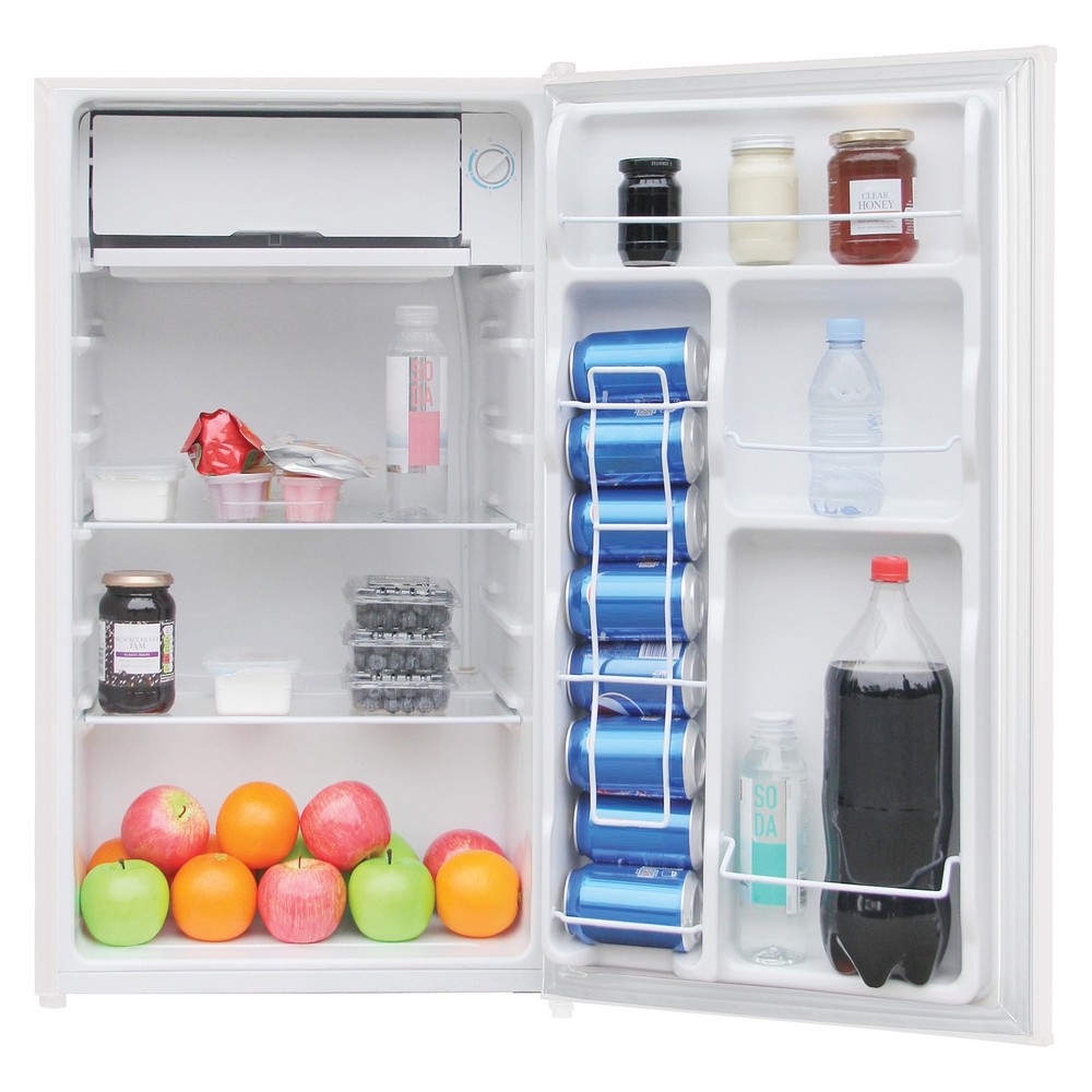 3.2 Cu Ft 65W Eraser-Board Door Compact Fridge