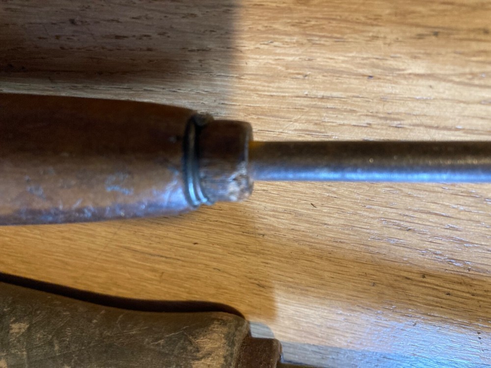 Three Vintage Wood Handle Woodworking Tools Awe Scrapers?