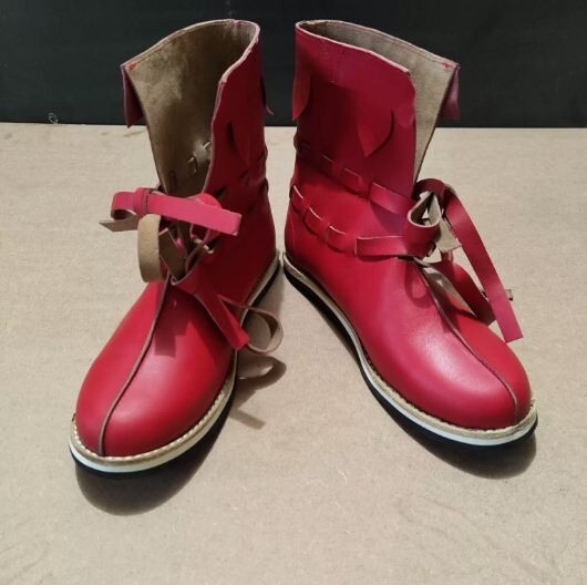 Leather Boots Medieval Viking Renaissance SCA Combat Boots Halloween Gift