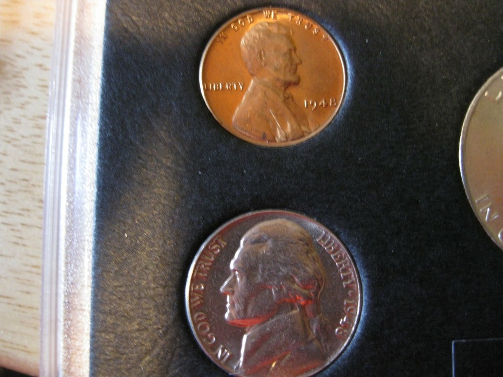 1948 P US Mint Set Silver Brilliant Uncirculated!