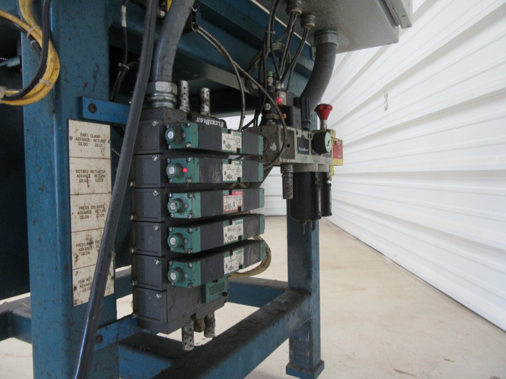 Puritan Pneumatic Press Stake Nut Assembly Machine Allen Bradley Panelview 600