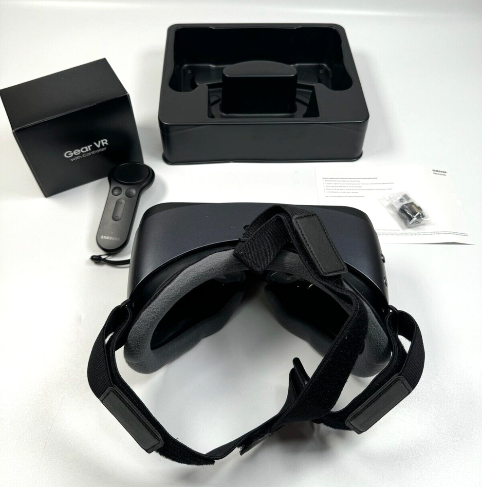 Samsung SMR324 Gear VR with Controller - Black, Virtual Reality Gaming Oculus
