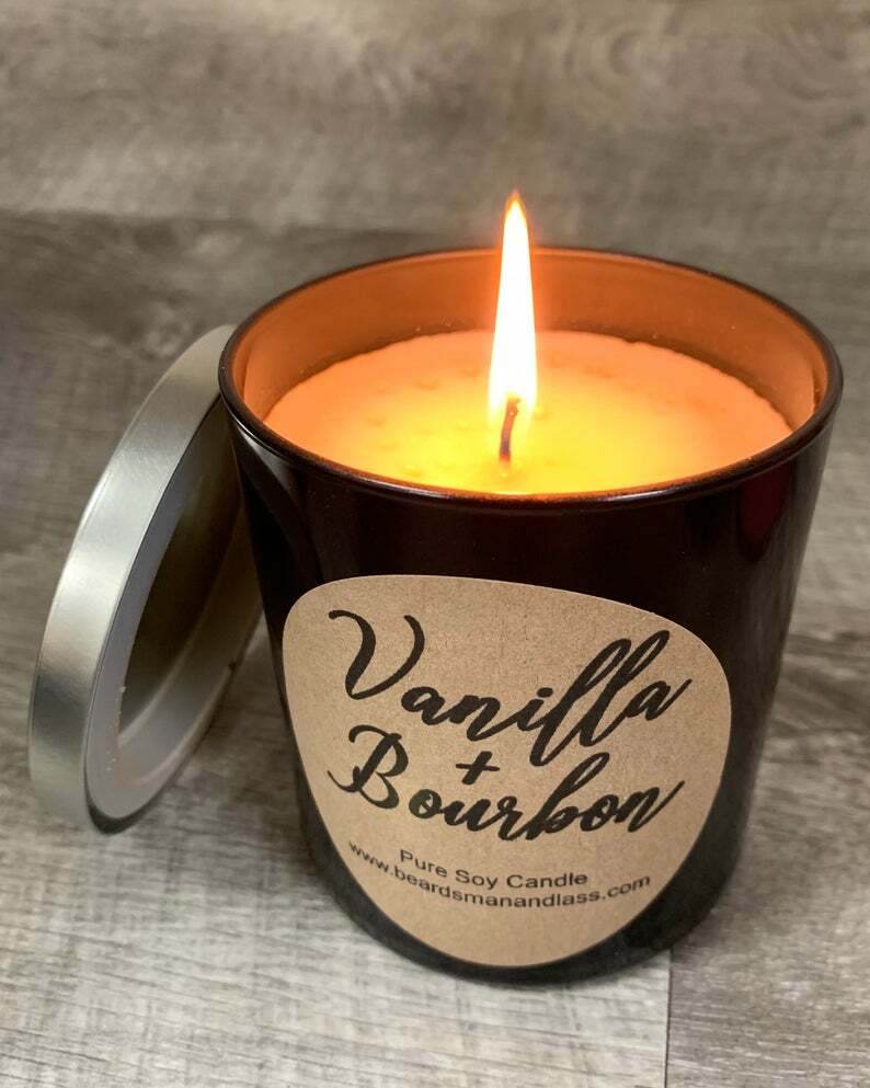8 oz Pure Soy Candle - Vegan - Handmade - personalized