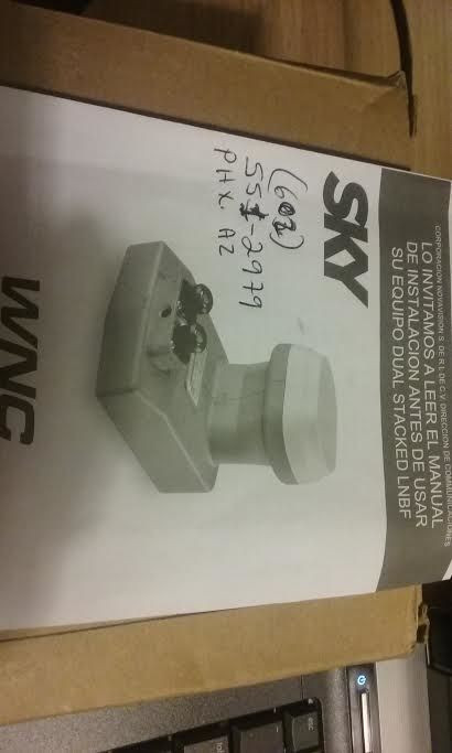 LNB STACKER DUAL DE SKY KIT SET