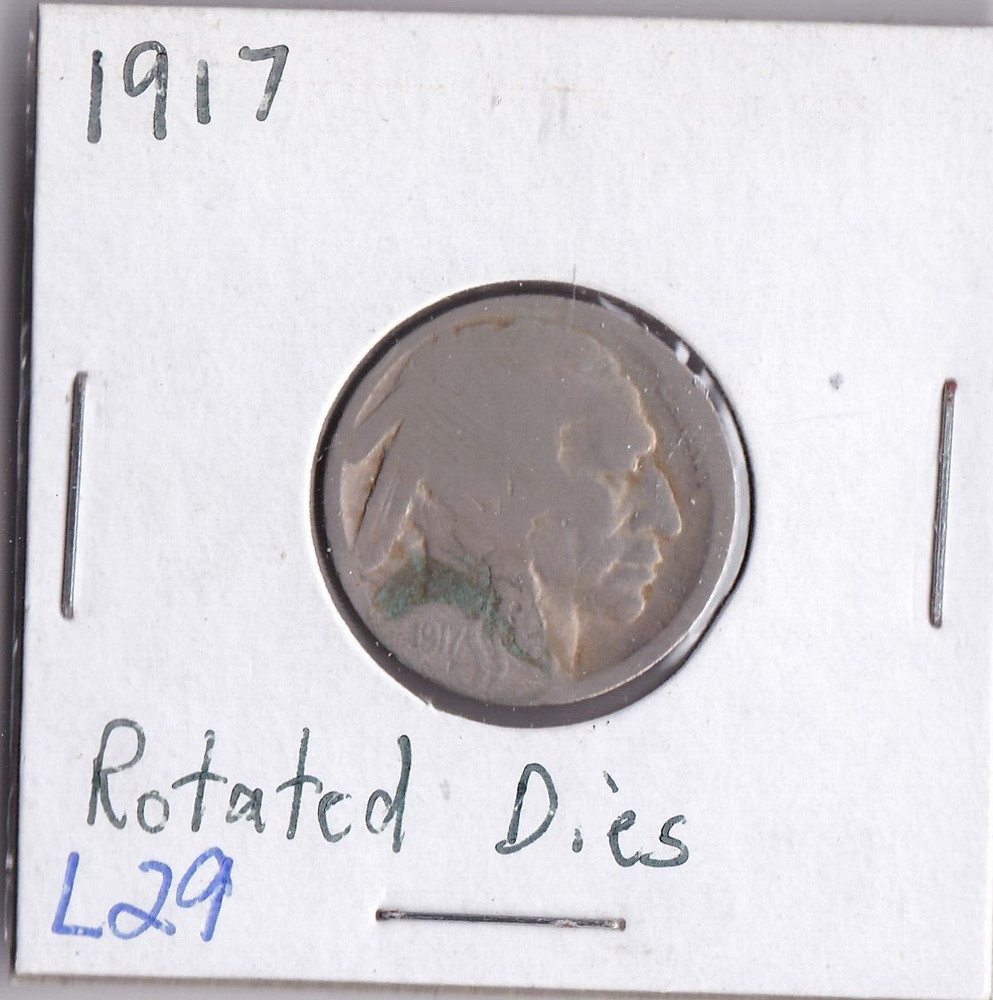 1917 Buffalo Nickel Acid Dated L29