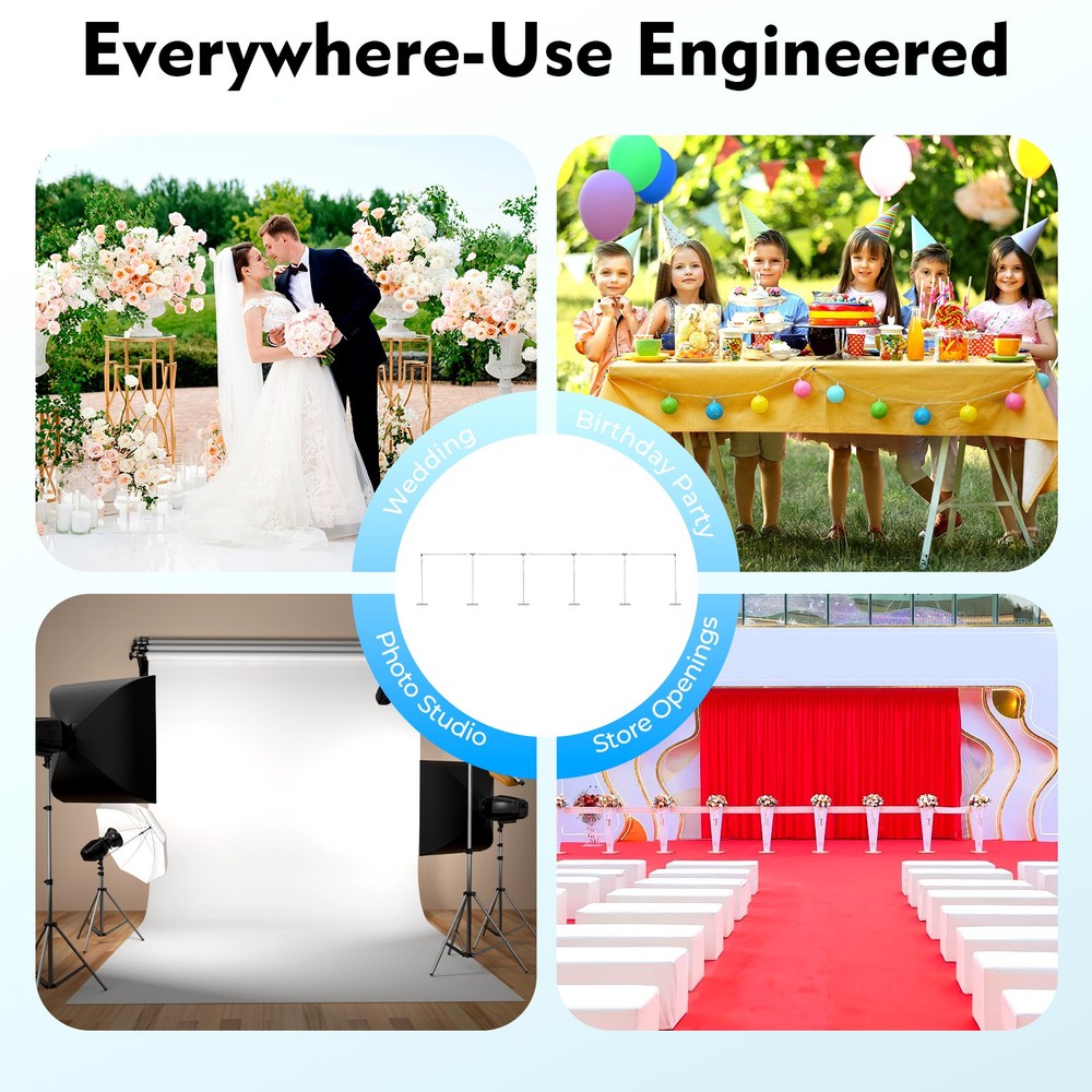 Wedding Backdrop Stand Rectangle Metal Wedding Flower Stand Background Stand