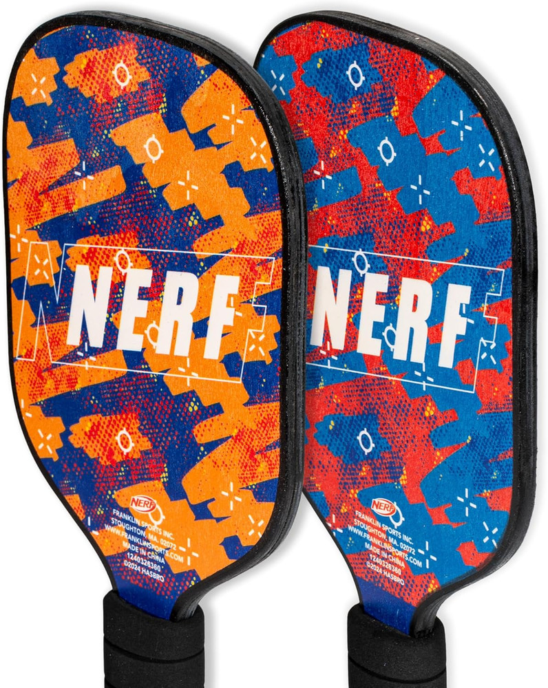 NERF Tabletop Pickleball Set - Mini Tabletop Pickleball Game - Retractable Net u