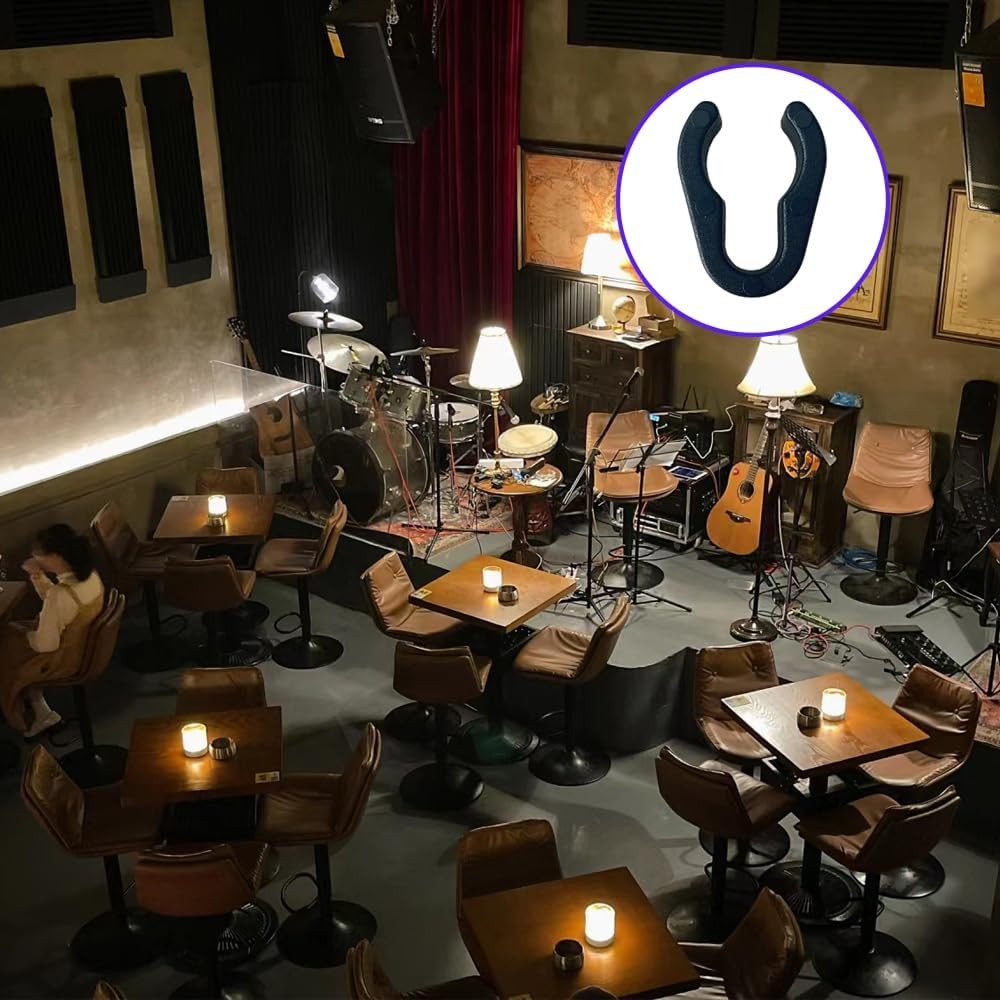 60 Pcs Universal Microphone Cable Clip, Plastic Stand Clips for Studio...