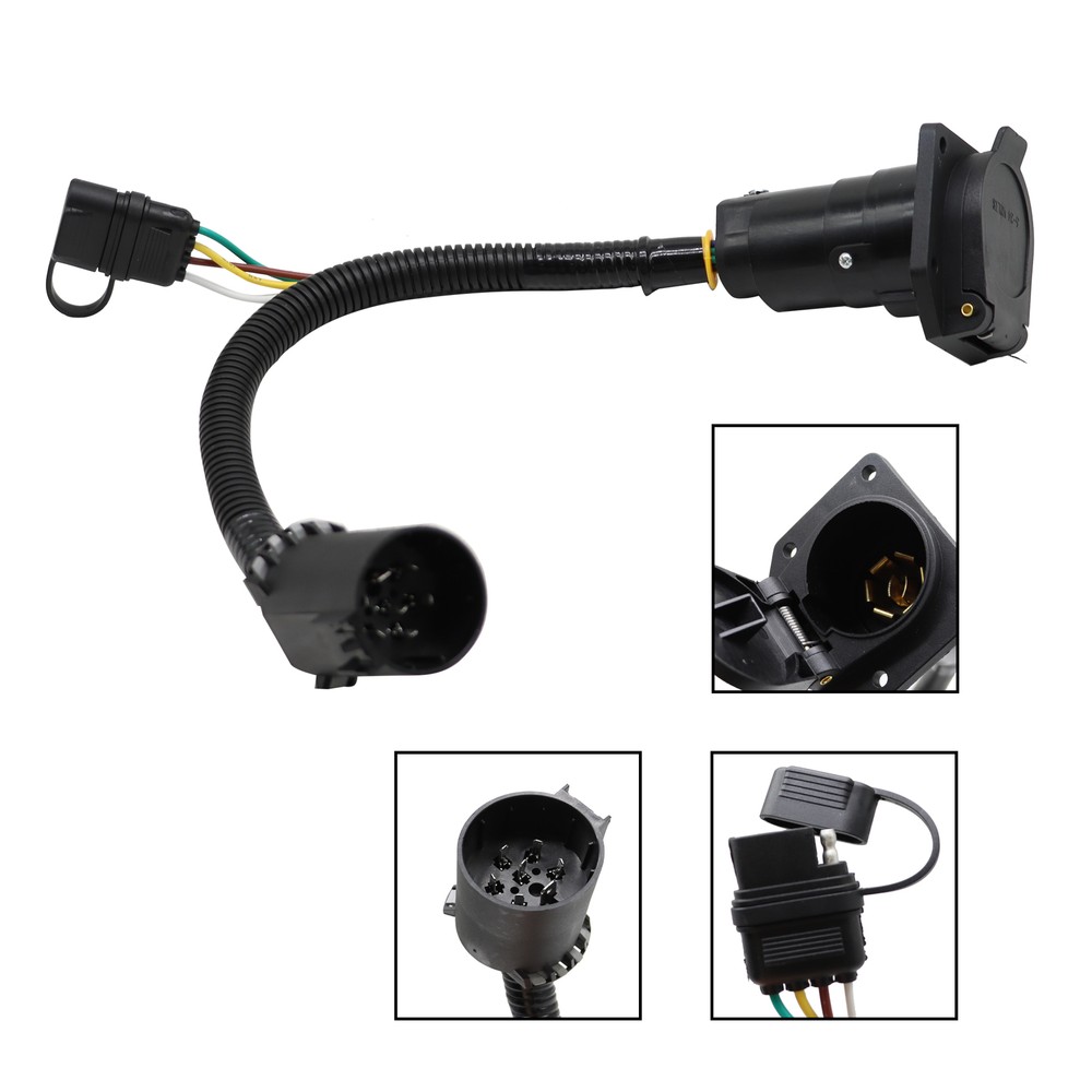 For Chevy Silverado 1500 2500 7 Way and 4 Way Flat Trailer Wire Harness Plug