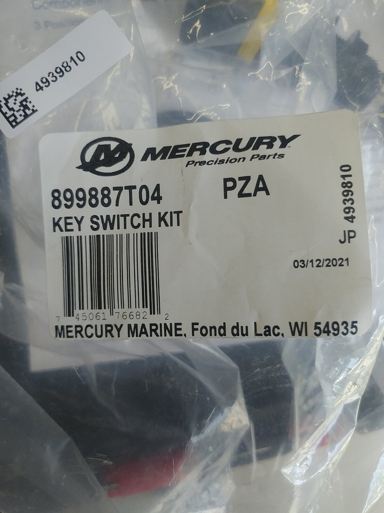 899887T04 Mercury Key Switch Assembly