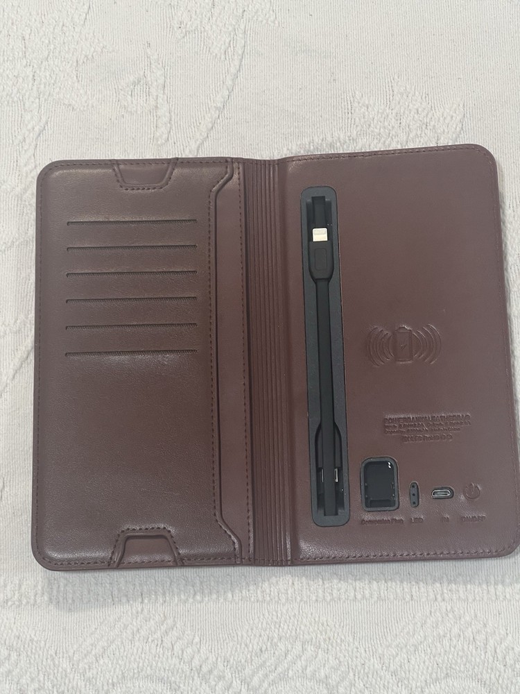 Madhav Cooper limited Muiti- functional Wire & Wireless Charging Wallet