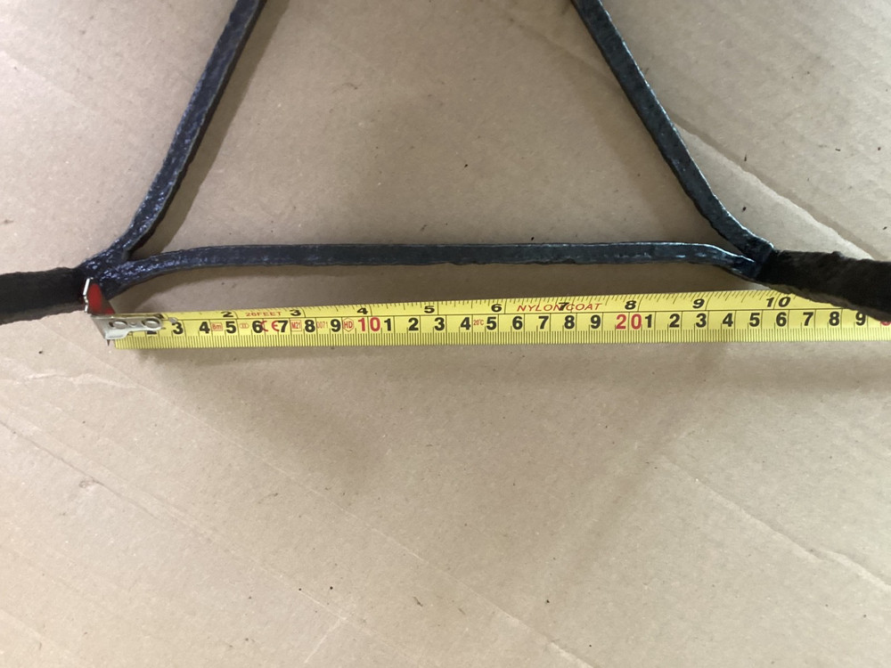 Antique Victorian Wrought Iron Blacksmith Made Campfire Trivet
