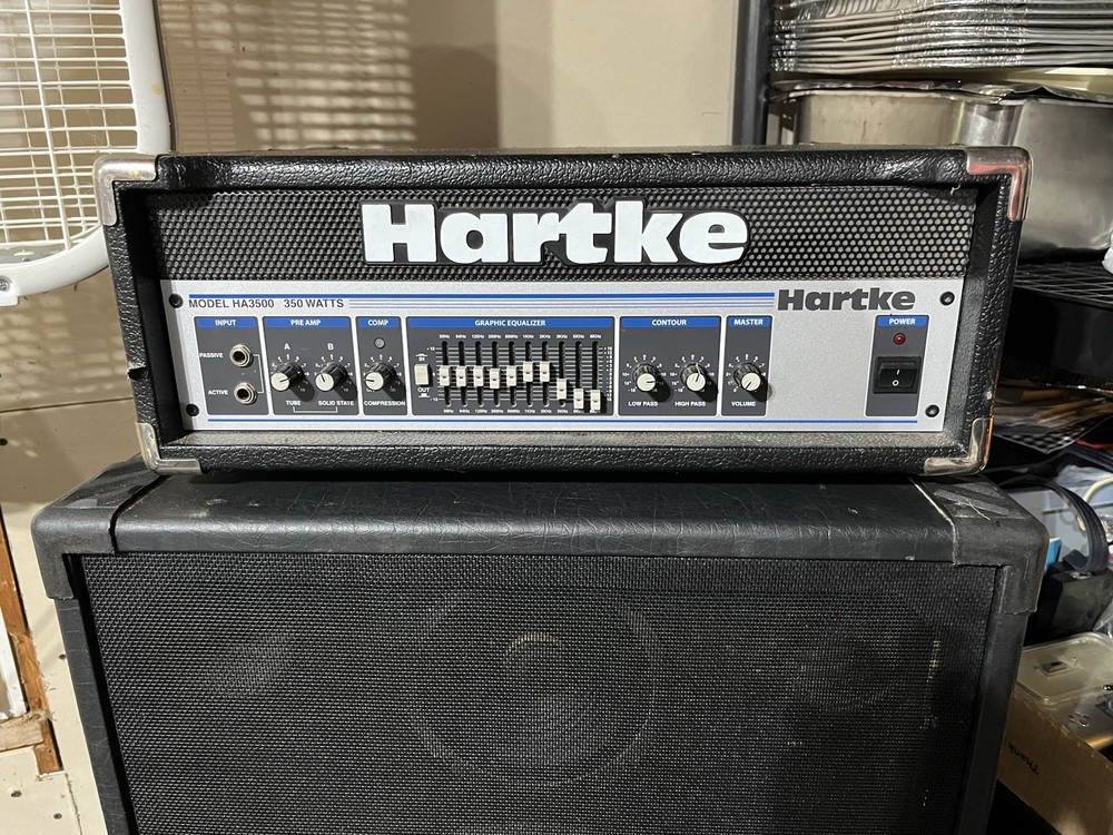 Hartke HA3500 W/2 Custom Built Cabinets