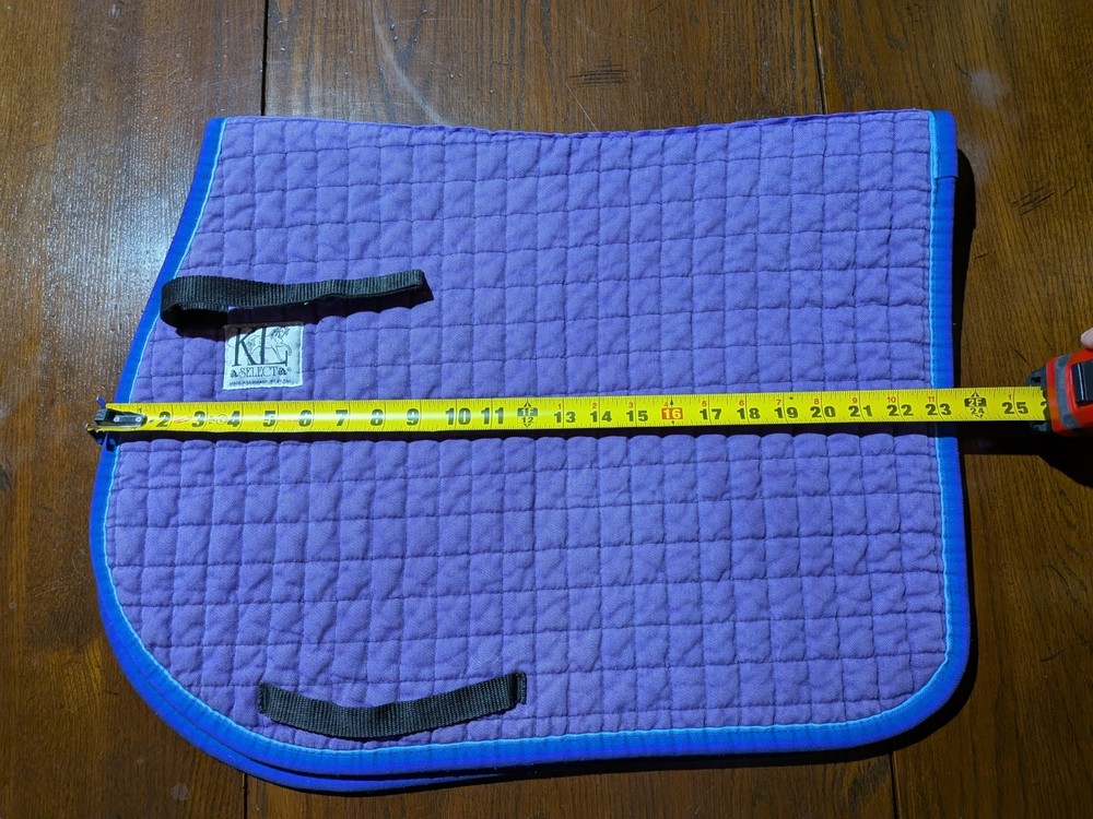 KL Select Saddle Pad - Jump/All Purpose - Purple & Blue!