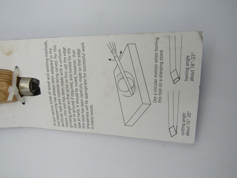 Kirschen Germany Two Cherries 4 mm Wood Carving Tool PALM gouges chisel