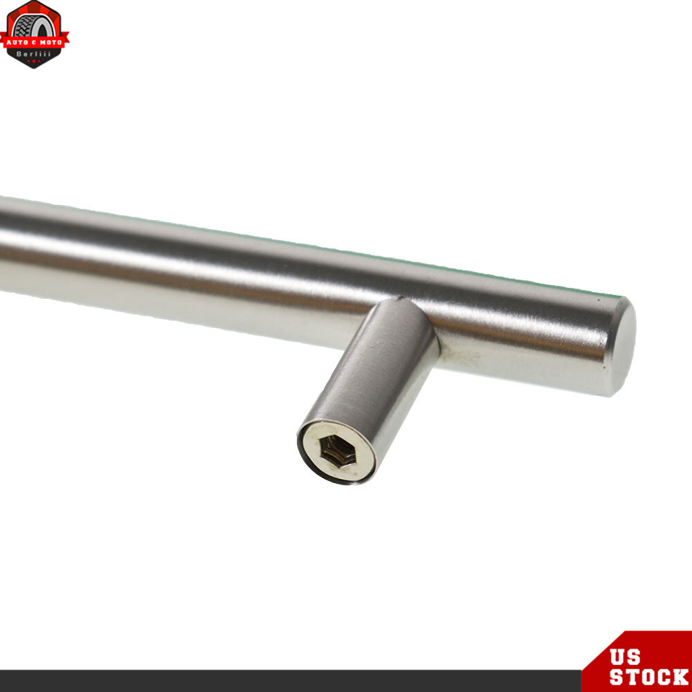 50 Pack 5 Inch Cabinet Pulls Kitchen Drawer Pulls Brushed Nickel Stainless Steel