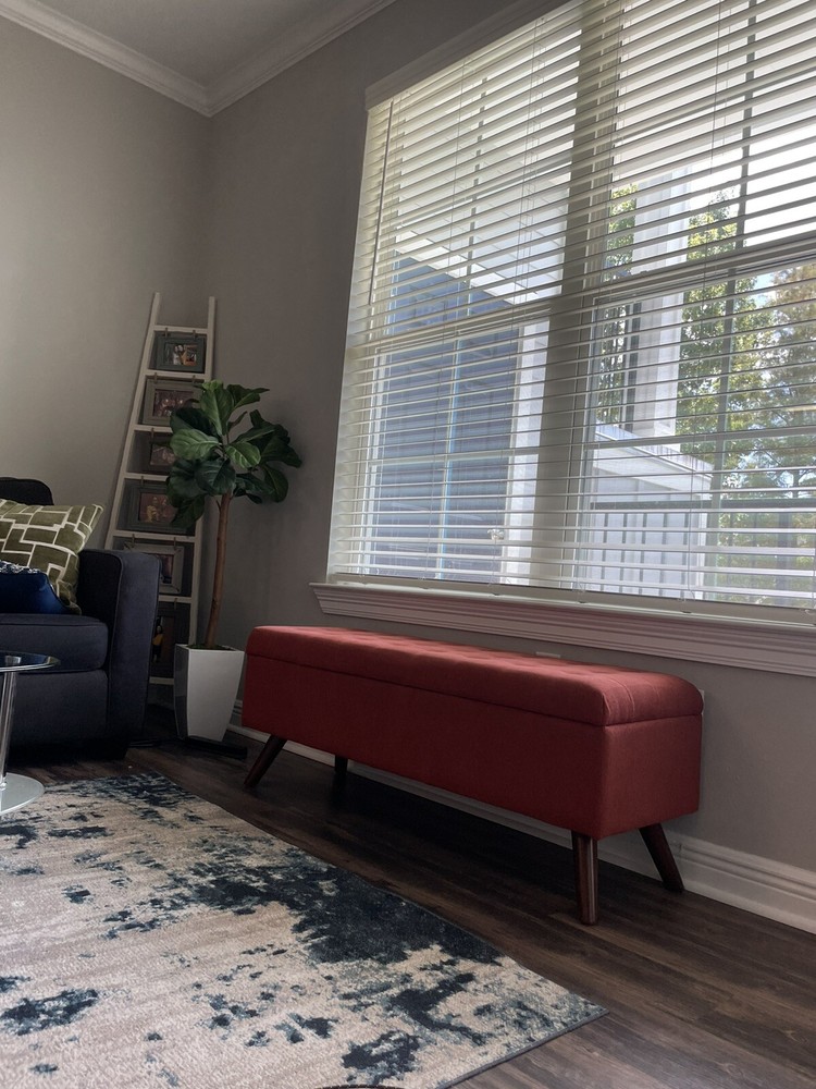 Arthur Tufted Storage Bench with Storage Threshold" (NEW / ASSEMBLED)