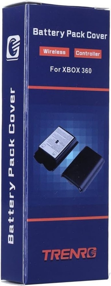 Replacement Black Battery Pack Kit for Xbox 360 Controllers - 2 Durable Covers