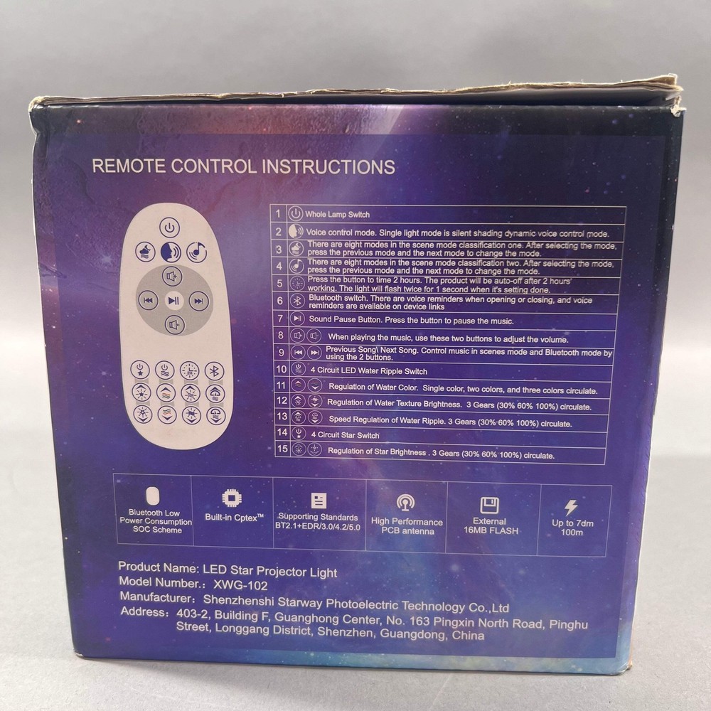 New Elecstars LED Star Light Show Projector