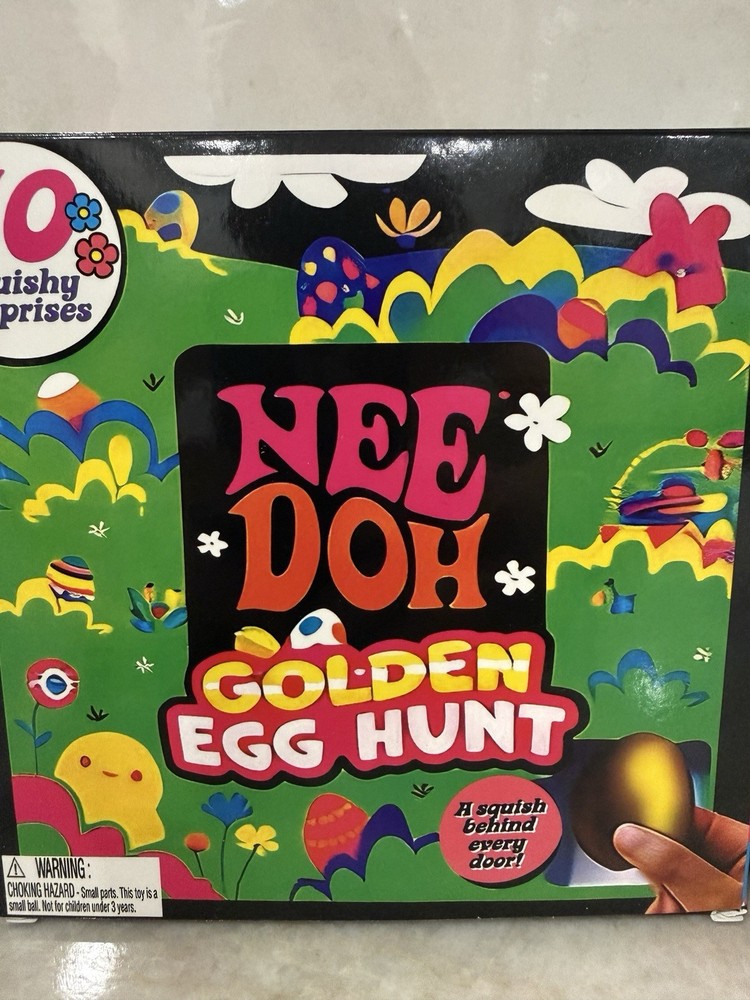 Nee Doh Golden Egg Hunt Squishys