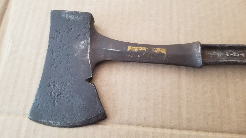 VTG ESTWING 24A Camping Axe Hatchet Made in USA Missing Leather Wrapping