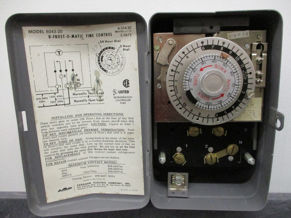 AMF Paragon 8043-20 Time Control