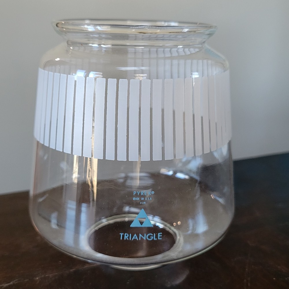 Vintage Propane Gas Wall Sconce Light Pyrex Glass GLOBE ONLY