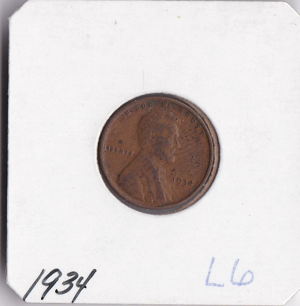 1934 Lincoln Cent L6
