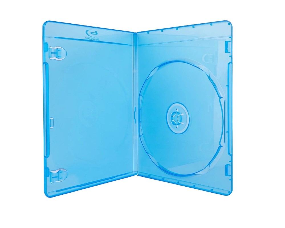 NEW Pack Standard 12mm Replacement Blu-Ray Cases Blank Single Disc CD