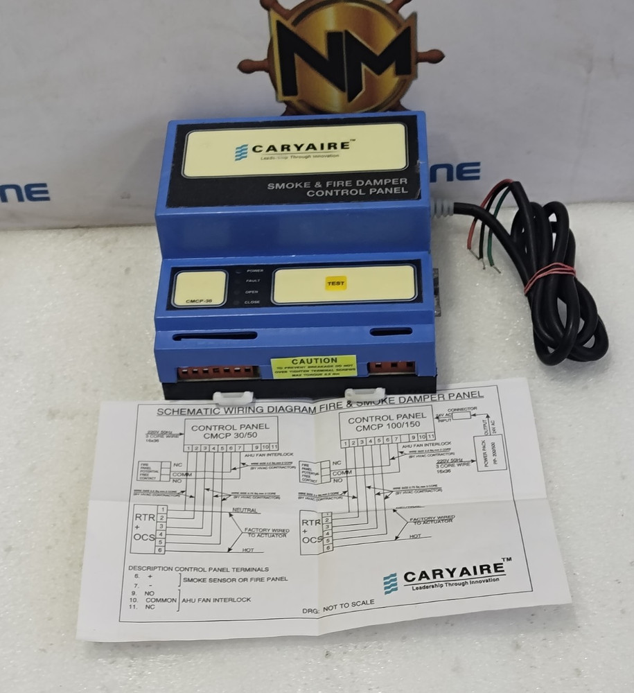 CARYAIRE SMOKE & FIRE DAMPER CONTROL PANEL CMCP-30 #NEW