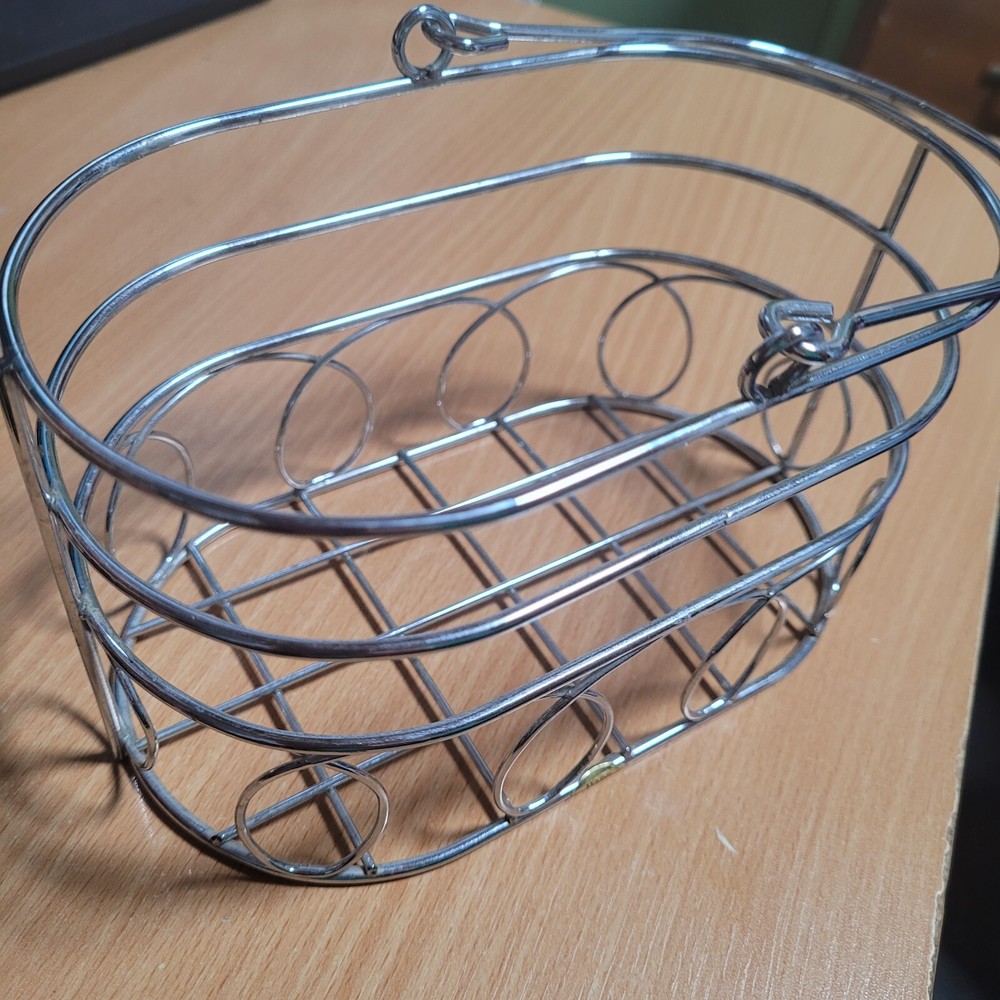 Condiment Holder Metal Wire Rack with Handle