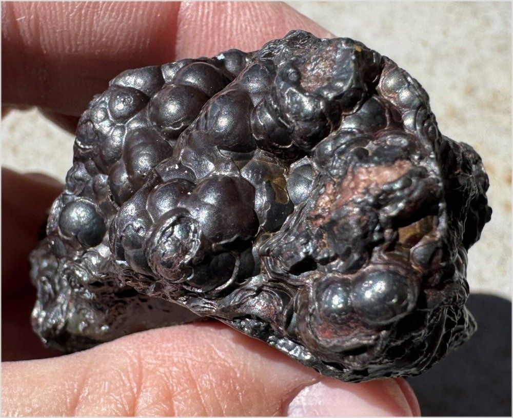 1/4lb+ Natural Botryoidal HEMATITE Specimen - Grounding, Divine Light