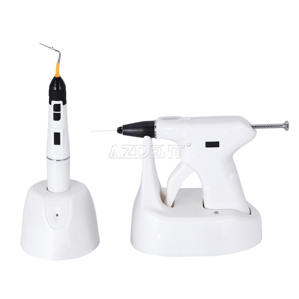 Dental Endo Obturation System Gun+ Heated Pen +Percha Gutta tips
