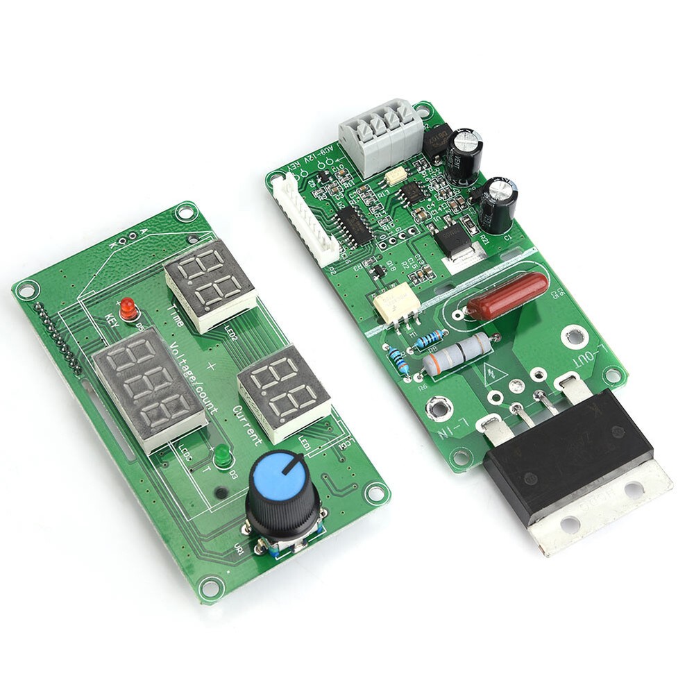 100A Spot Welder Time Control Module Digital Display Controller Board Portable