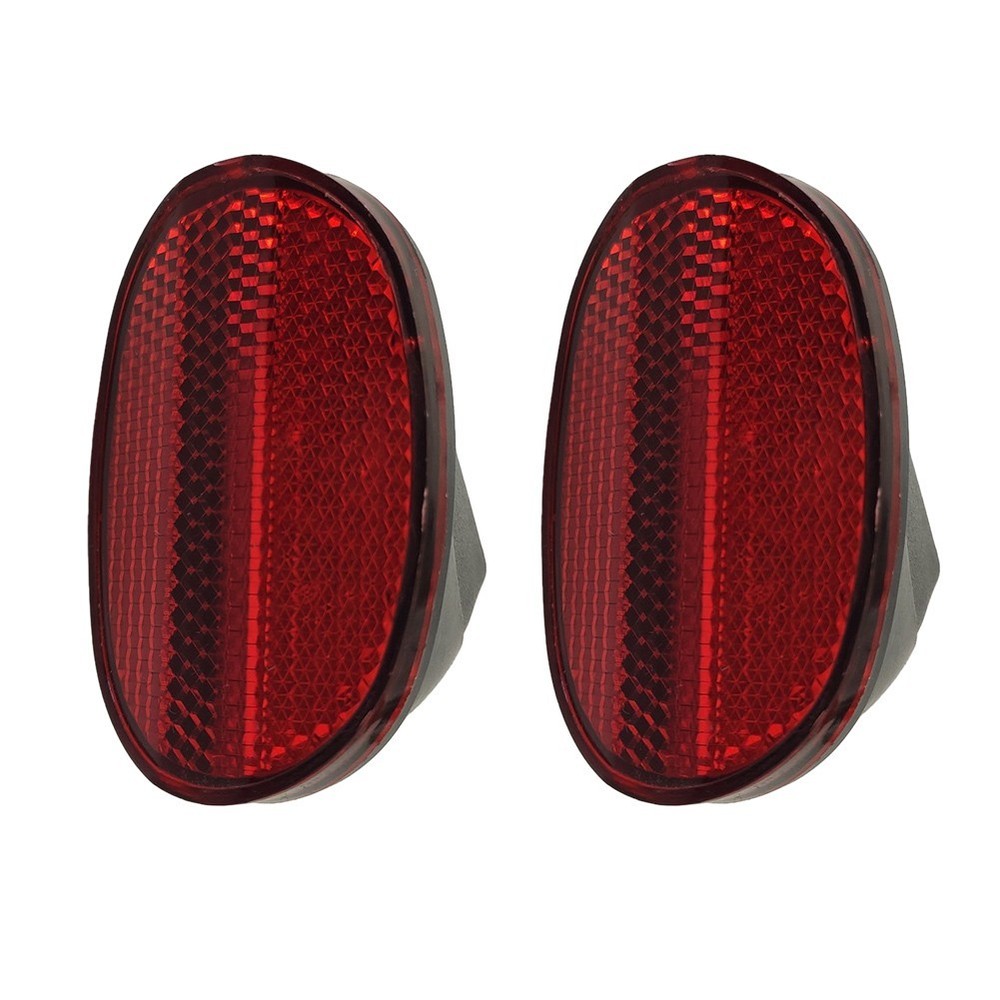 Increase Nighttime Visibility with Bicycle Oval Rear Mudguard Reflector