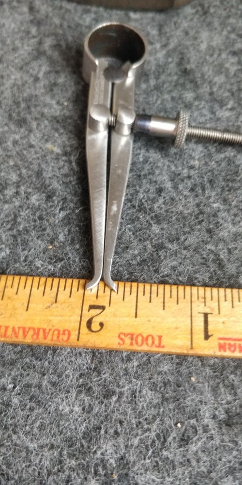 1900-1920 2.5" SPRING INSIDE CALIPER Mass tool Co Greenfield MASSACHUSETTS TOOL
