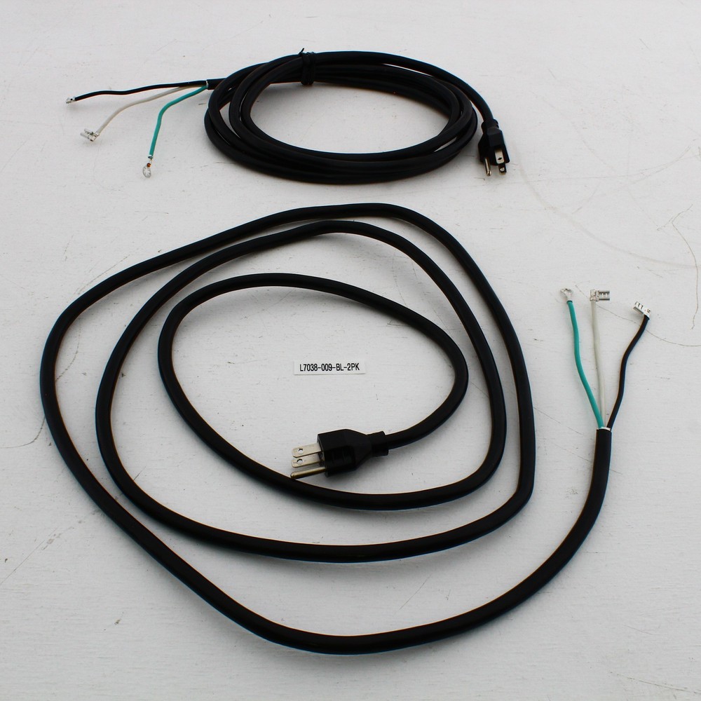 2-pack Wiring Harnesses 3-Prong Plug 7038-009-BL