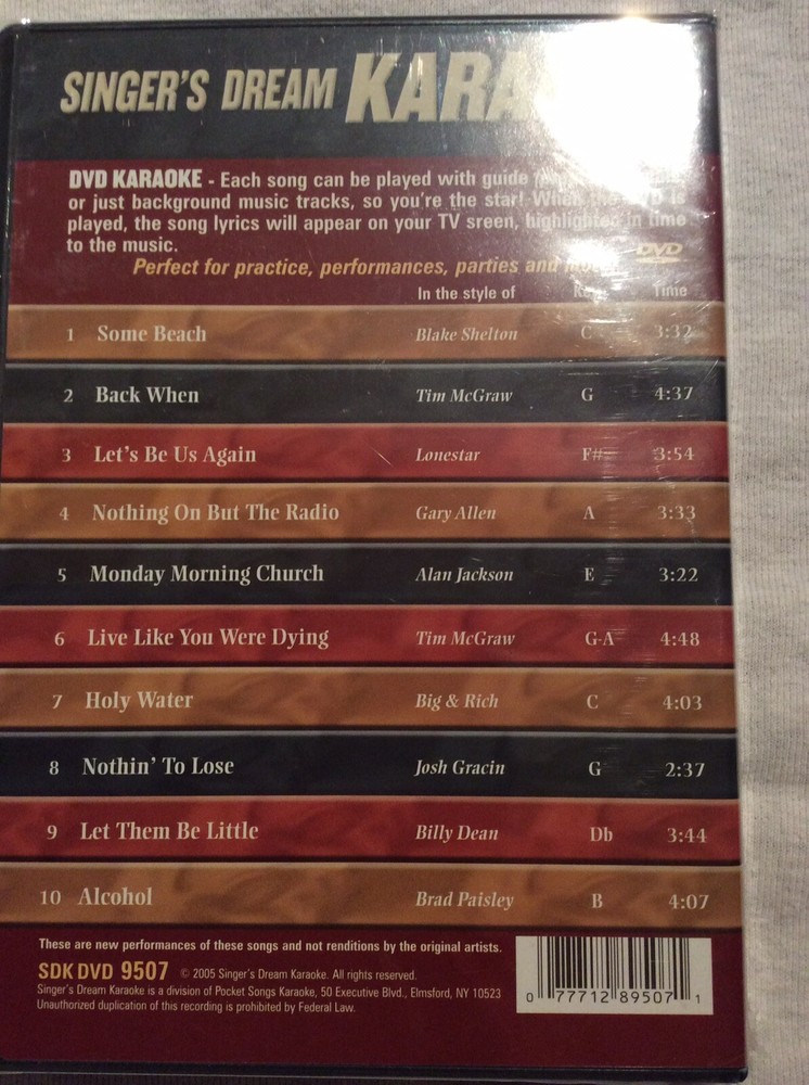 Karaoke CD , Classic 80s Country