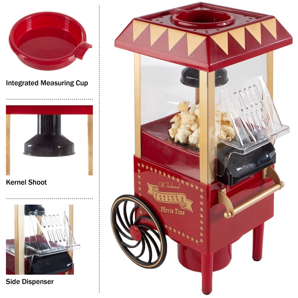 Red Tabletop Popcorn Machine