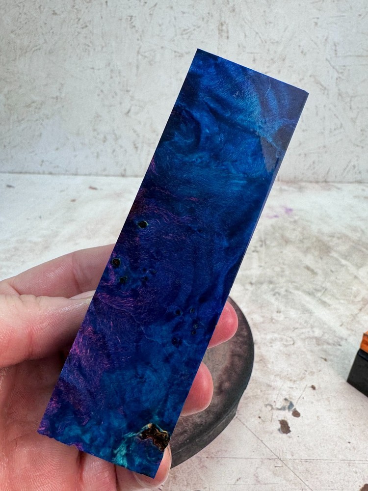 Stabilized Box Elder Burl Turning Blank or Knife Blank | SBEB 1246