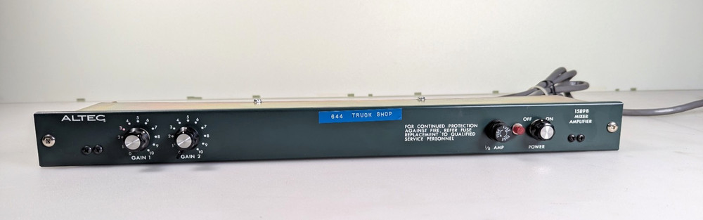 Vintage  Altec 1589B Microphone Preamp,Summing Mixer / Parallel Processor