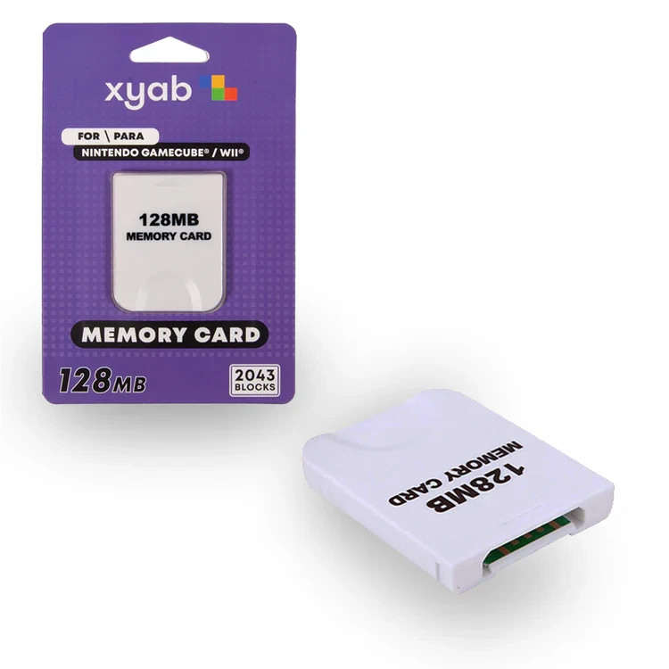XYAB Brand GameCube/Wii 128MB Memory Card