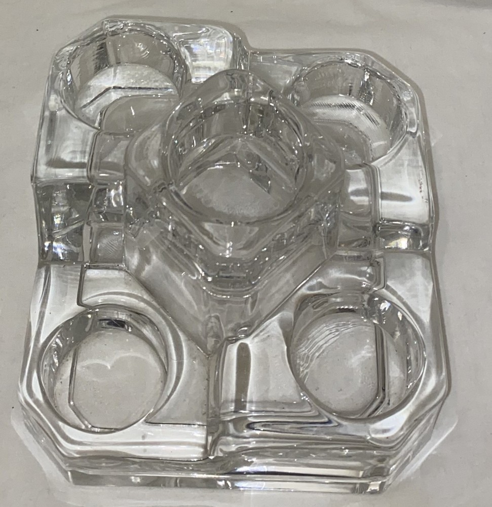 Partylite Crystal Castle 5 Tier Tealight Candle Holder