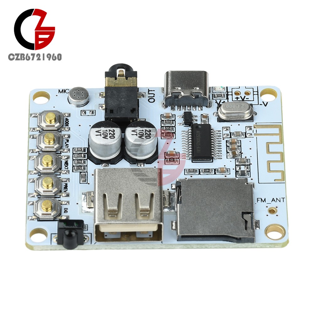Audio Receiver Board Module Player Bluetooth 5.4 Lossless Decoder Module Type-C