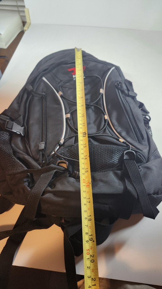 Diesel Backpack Daypack ~ Black Canvas Material ~ Three Main Compartments NWOT