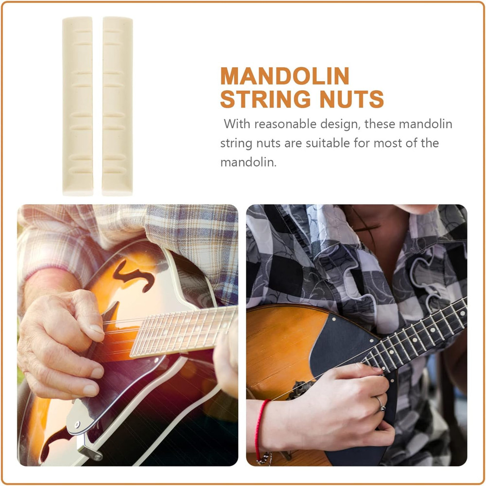 Mandolin String Nuts 2 Pack Lightweight Mandolin Neck Rest Pillow Accessory for