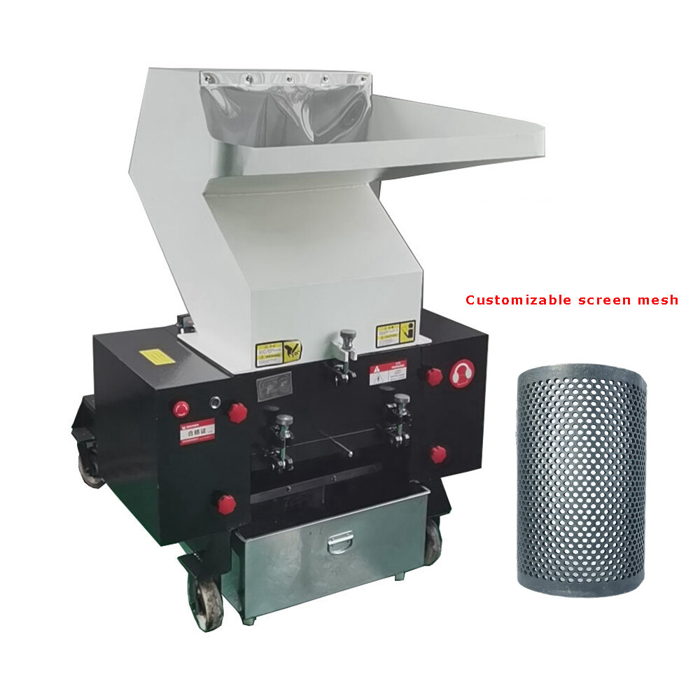 220V 7.5KW Plastic Shredder Plastic Bottle Crusher Plastic Granulator Grinder