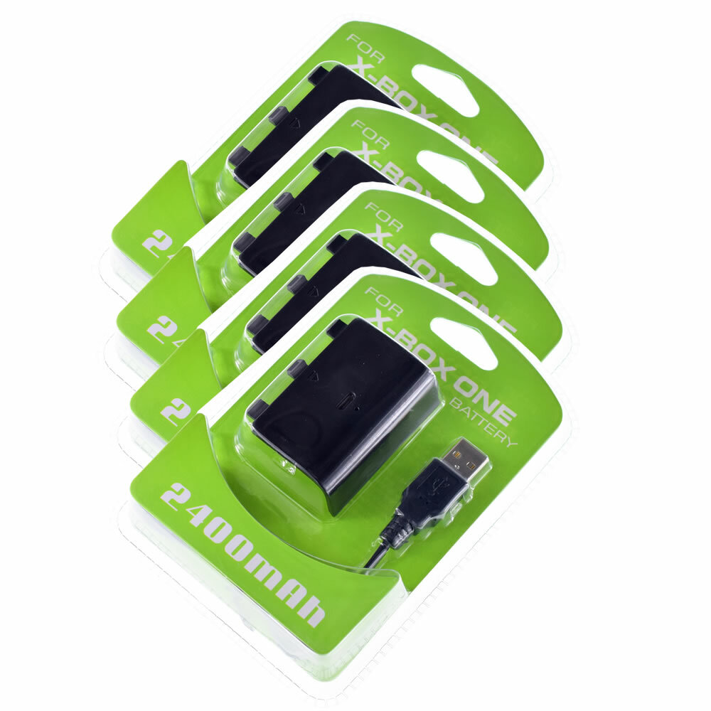 Rechargeable Battery For Xbox One S E Wireless Controller + USB Cable charger