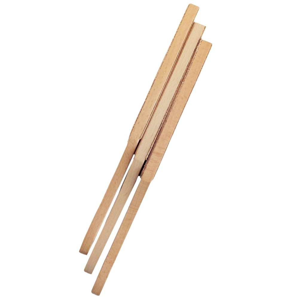 11" Long Double Sided Leather Paddle Strop for Knife Sharpening, 3 Pieces